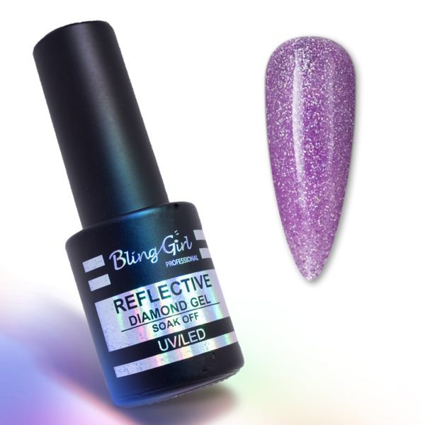 Bling Girl Reflective Diamond Gel Soak Off UV/LED 10ml #002