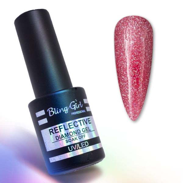 Bling Girl Reflective Diamond Gel Soak Off UV/LED 10ml #009