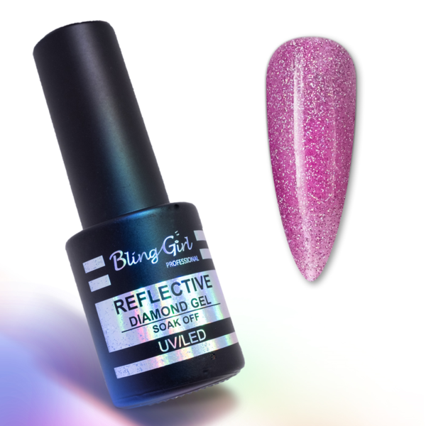 Bling Girl Reflective Diamond Gel Soak Off UV/LED 10ml #016