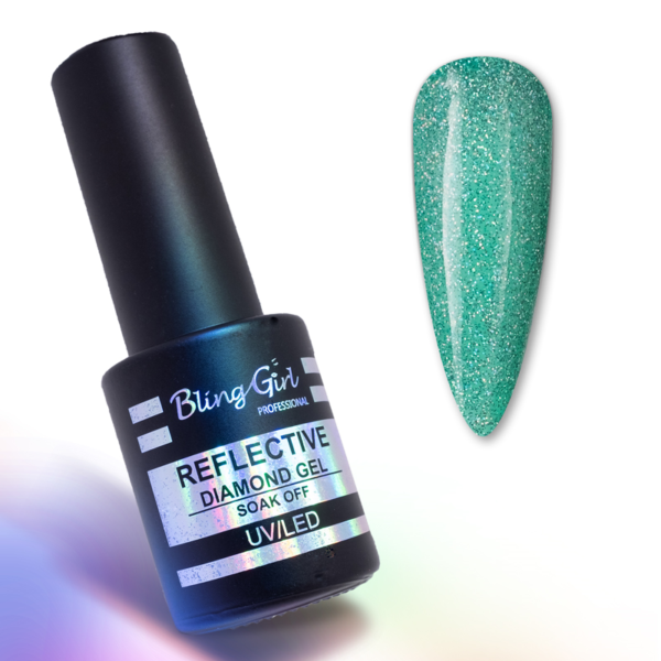 Bling Girl Reflective Diamond Gel Soak Off UV/LED 10ml #022
